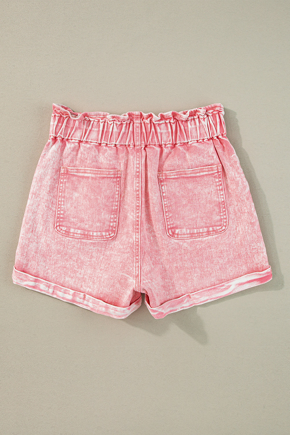Vintage-Jeansshorts mit hoher Taille