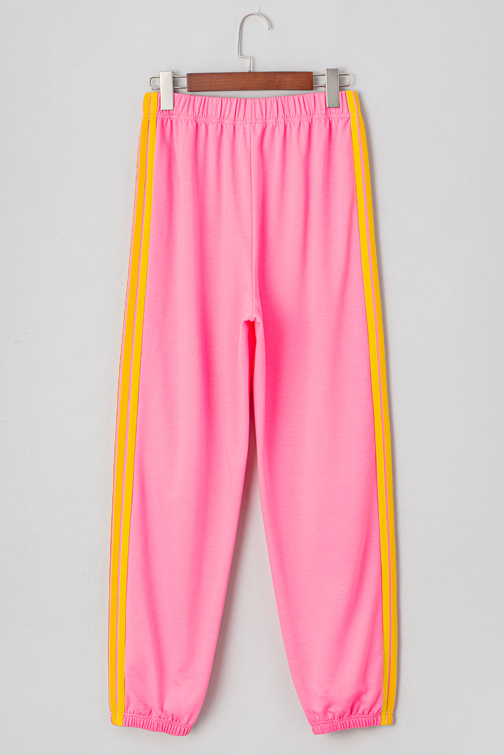 Jogginghose mit Regenbogen-Print und hoher Taille