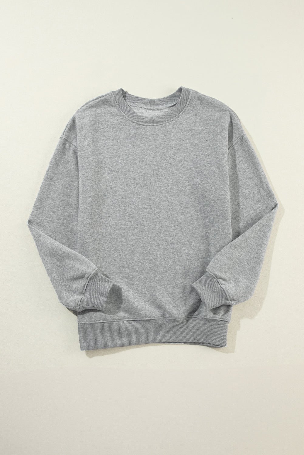 Klassisches Sweatshirt mit Rundhalsausschnitt
