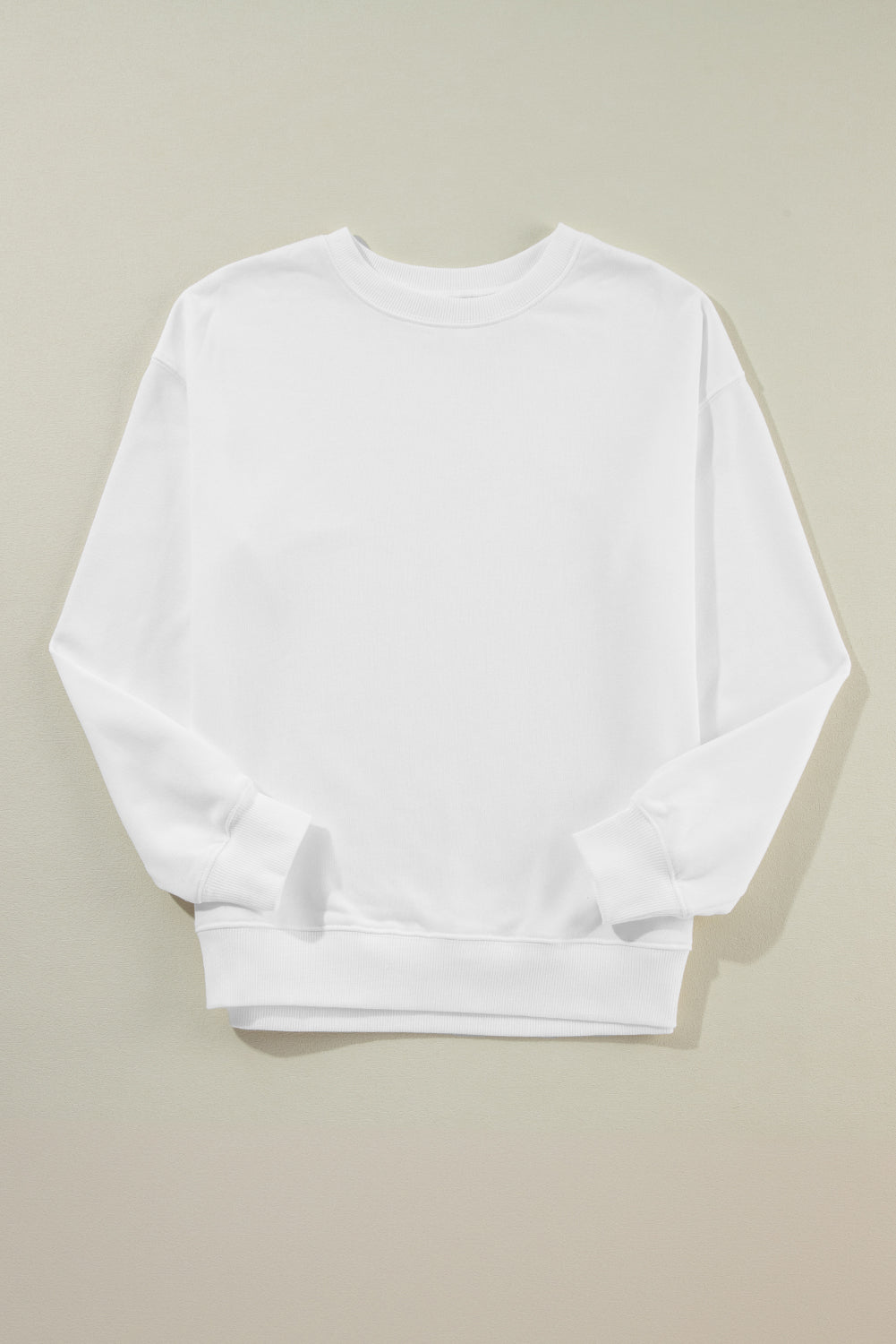Klassisches Sweatshirt mit Rundhalsausschnitt