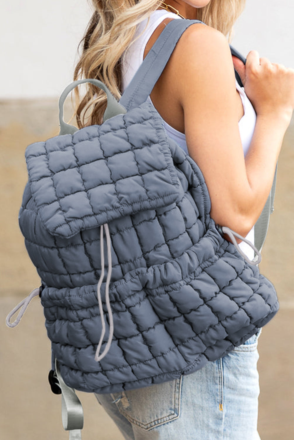Gesteppter Puffer-Rucksack