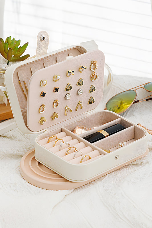 Weißer Multi-Schmuck-Organizer