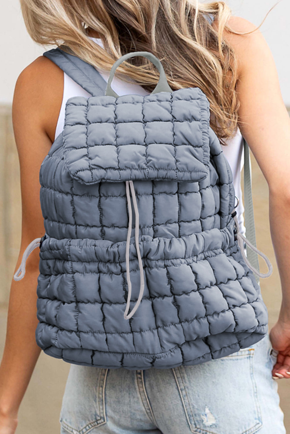 Gesteppter Puffer-Rucksack