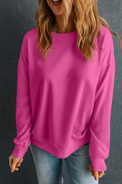 Klassisches Sweatshirt mit Rundhalsausschnitt