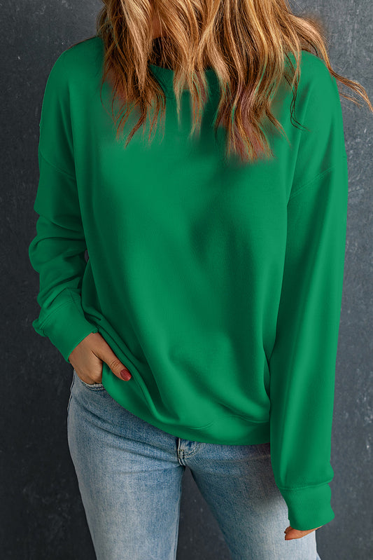 Klassisches Sweatshirt mit Rundhalsausschnitt