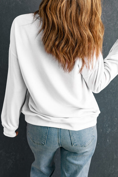 Klassisches Sweatshirt mit Rundhalsausschnitt