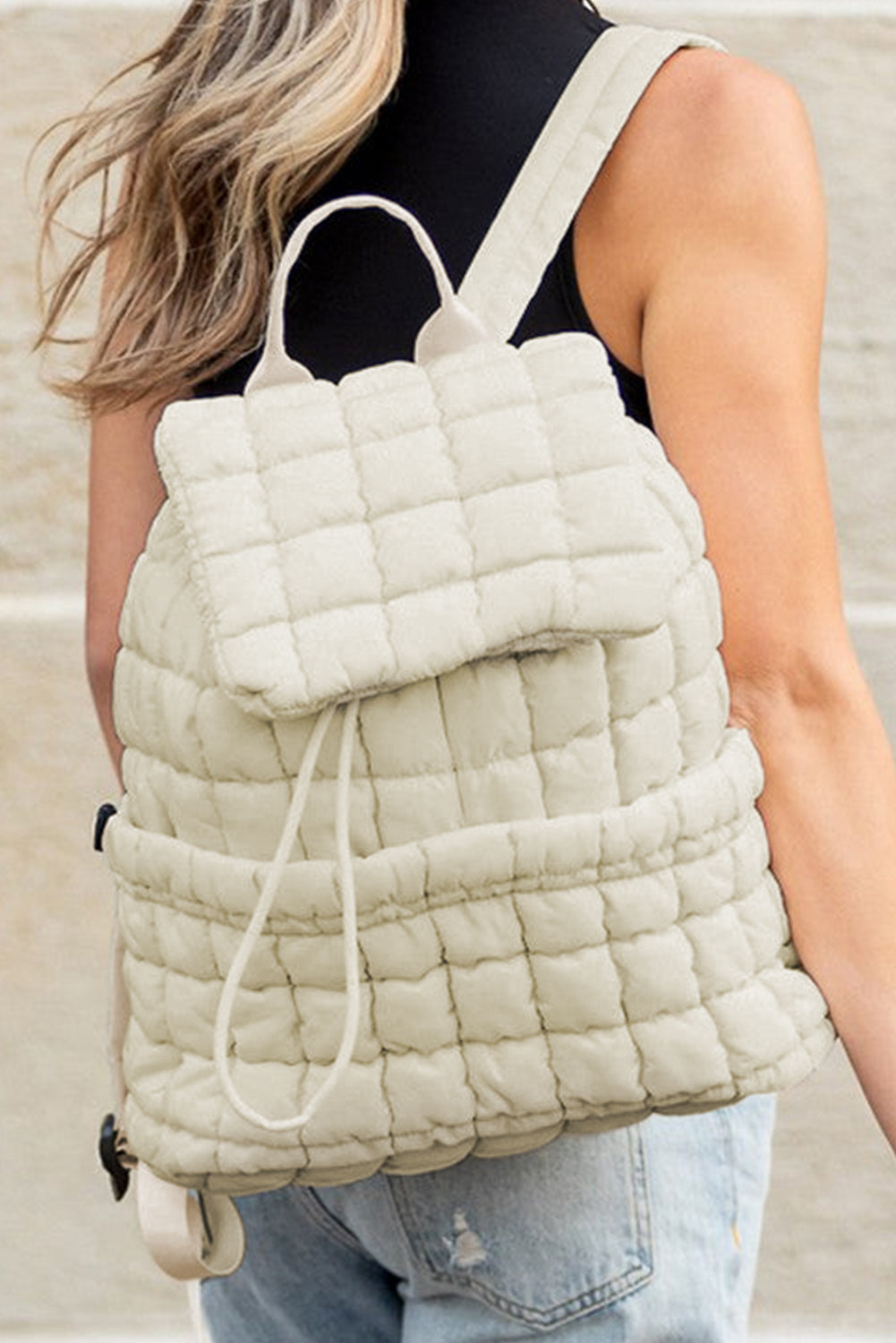 Gesteppter Puffer-Rucksack