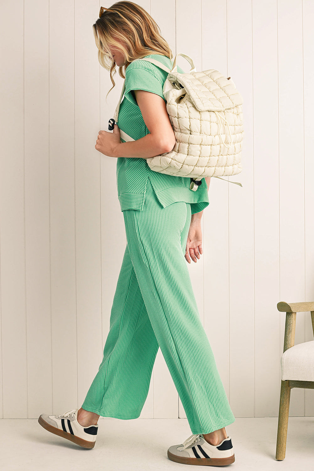 Gesteppter Puffer-Rucksack