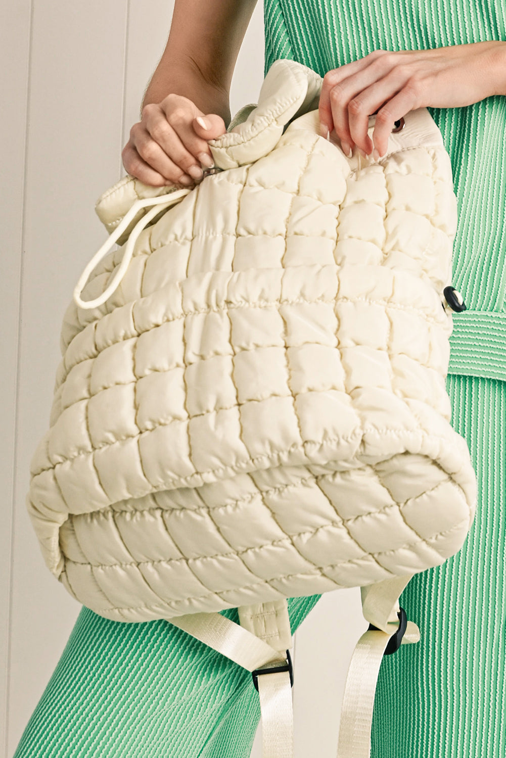Gesteppter Puffer-Rucksack