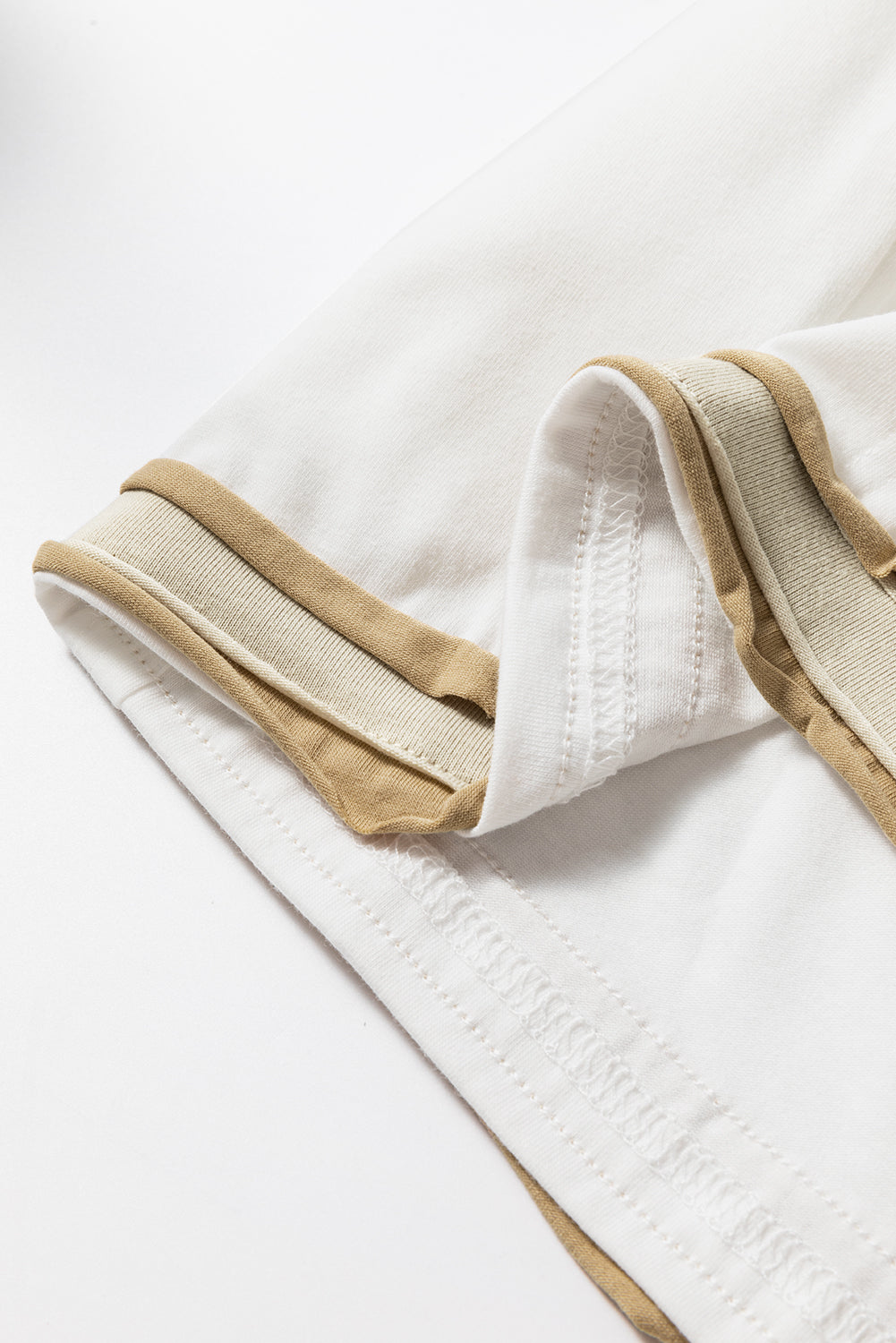 Weißes Oversize-T-Shirt mit Sternschnuppen-Patch