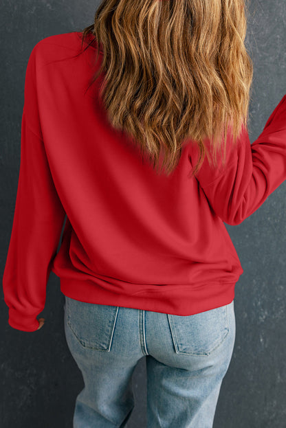 Klassisches Sweatshirt mit Rundhalsausschnitt
