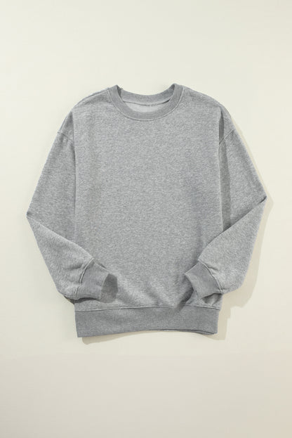 Klassisches Sweatshirt mit Rundhalsausschnitt