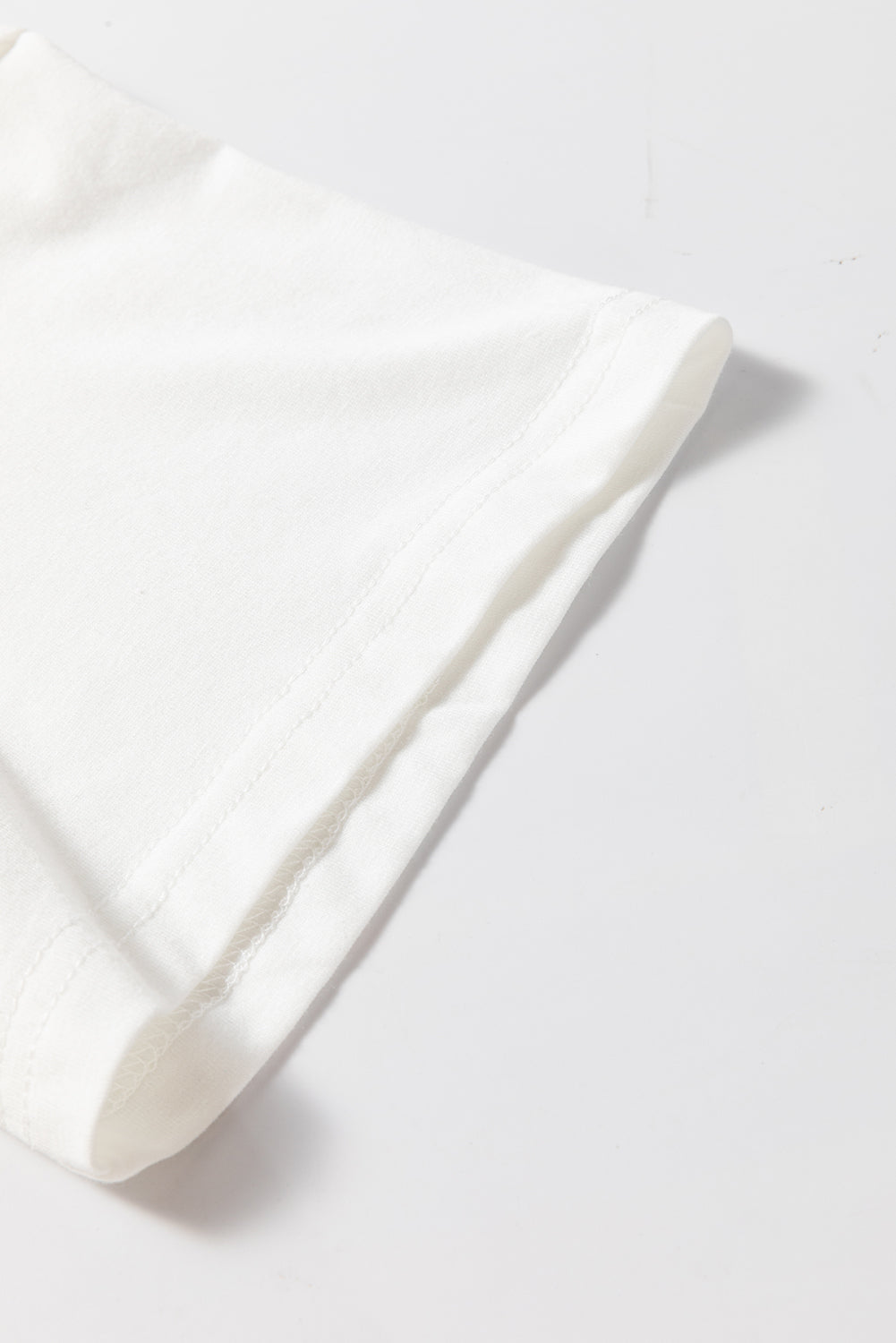 Weißes Oversize-T-Shirt mit Sternschnuppen-Patch