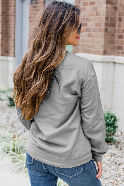 Klassisches Sweatshirt mit Rundhalsausschnitt