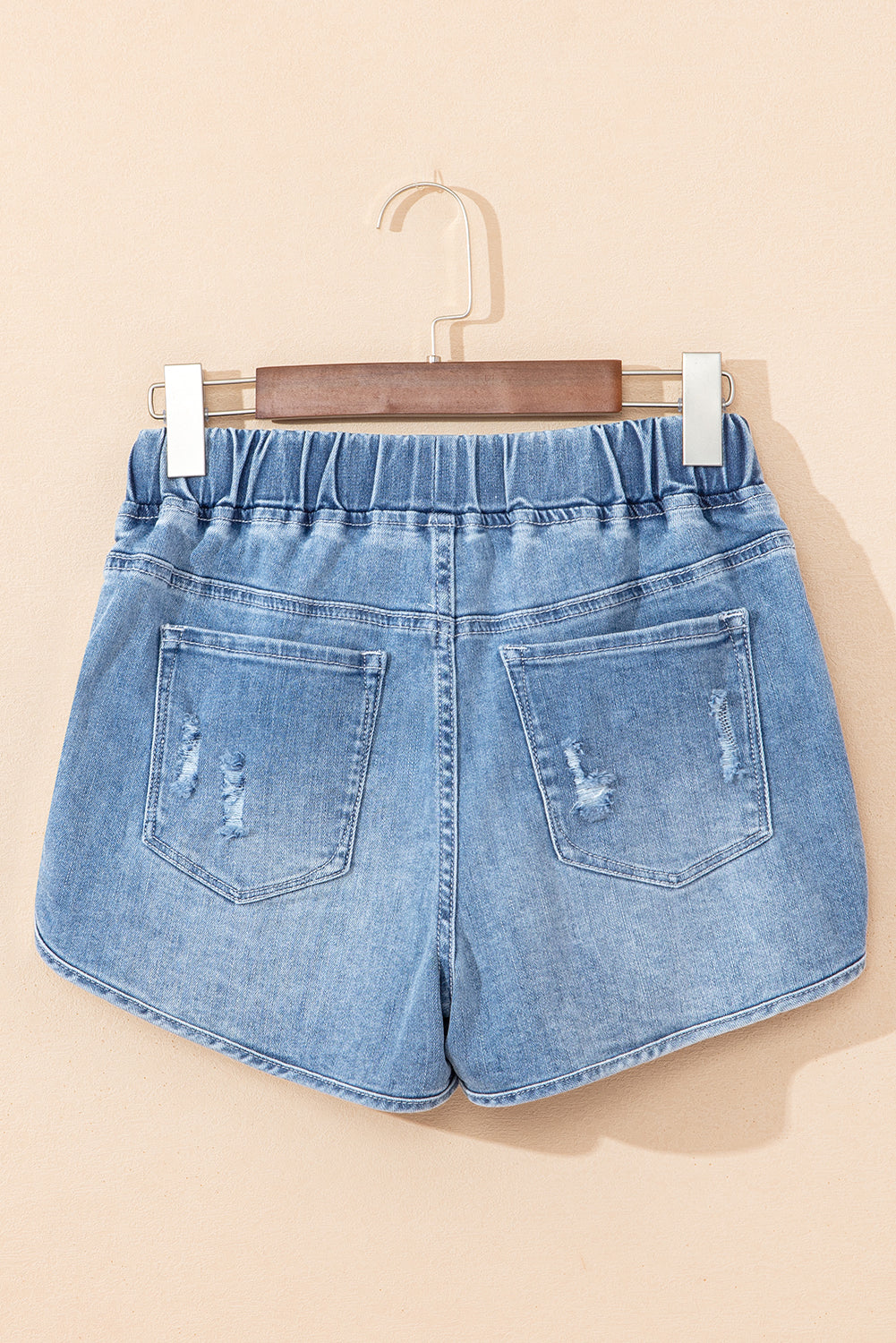 Myosotis Jeansshorts mit hoher Taille