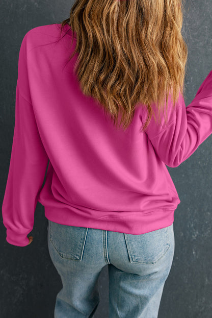 Klassisches Sweatshirt mit Rundhalsausschnitt