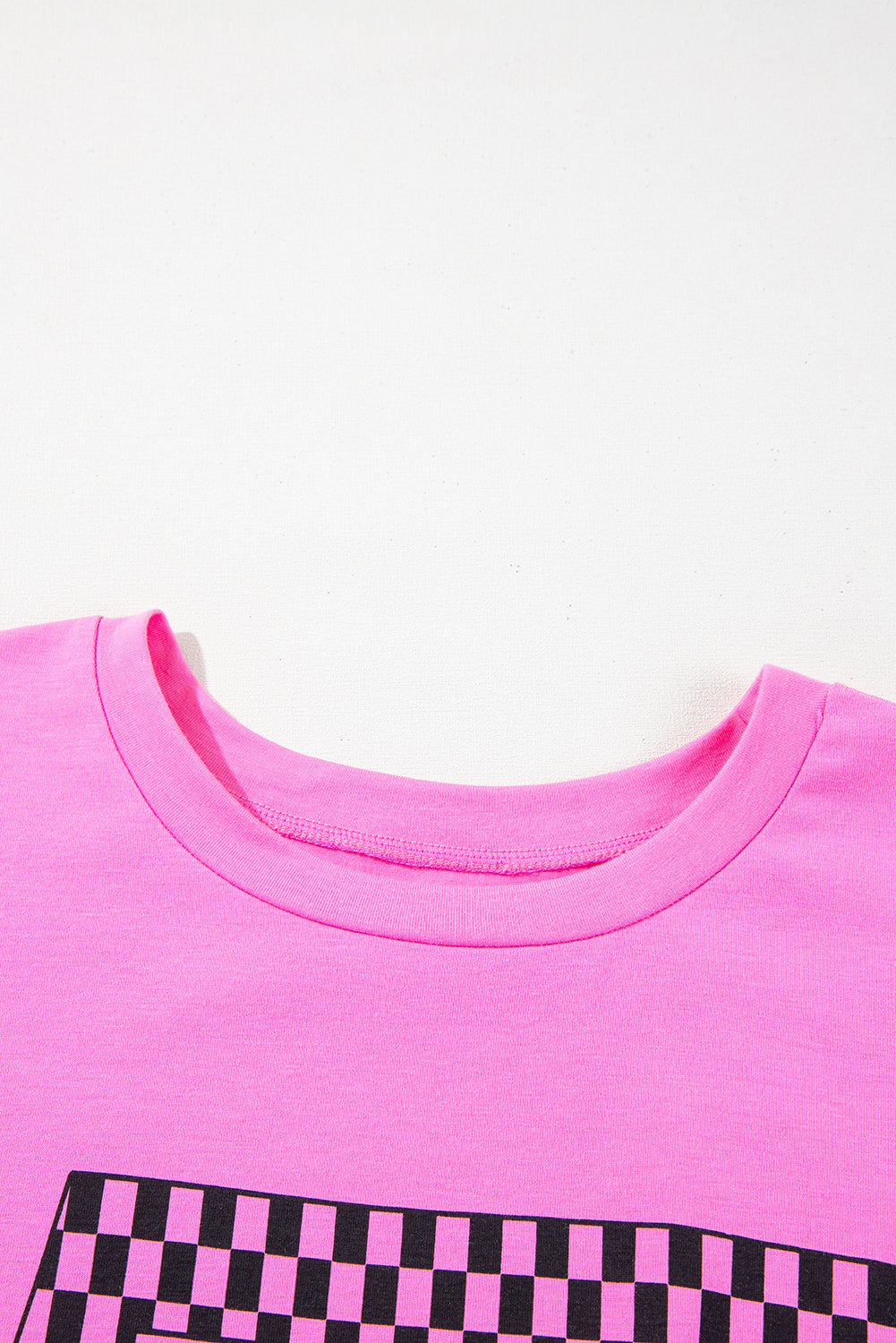 Rosa T-Shirt mit MAMA-Buchstabendruck und Grafik in Übergröße