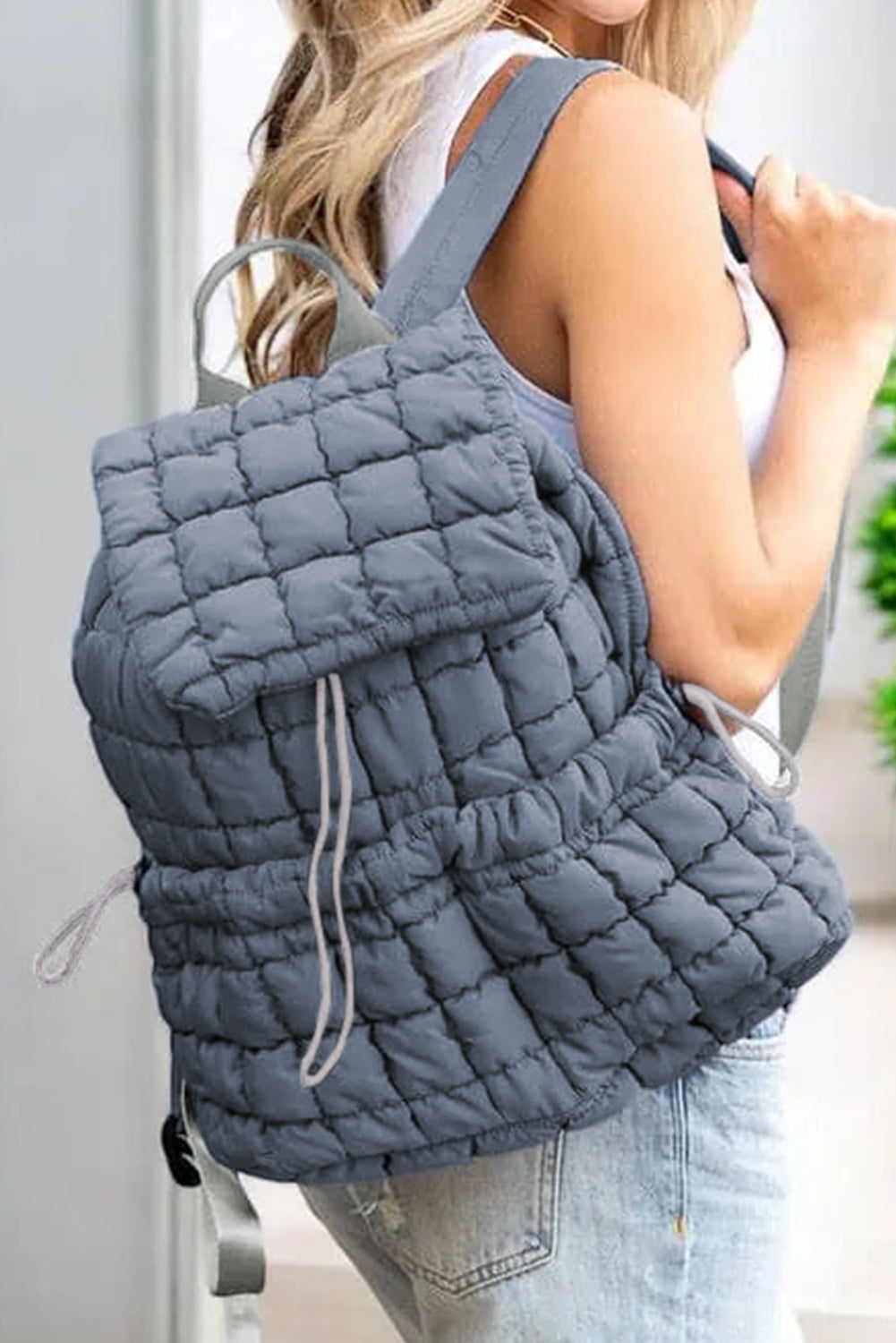 Gesteppter Puffer-Rucksack
