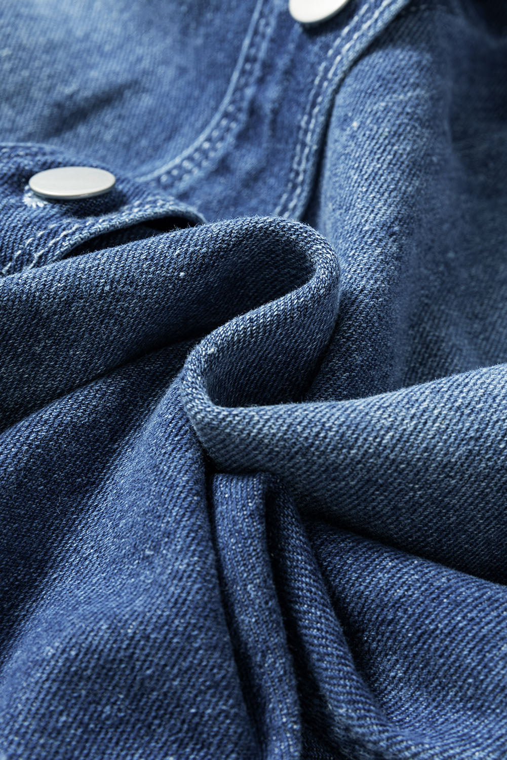 Himmelblaue Jeansjacke