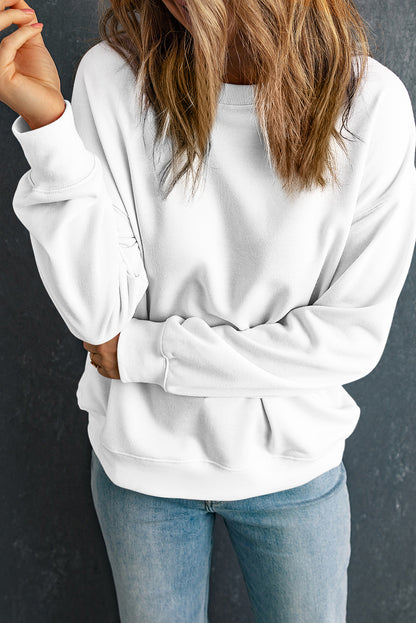 Klassisches Sweatshirt mit Rundhalsausschnitt