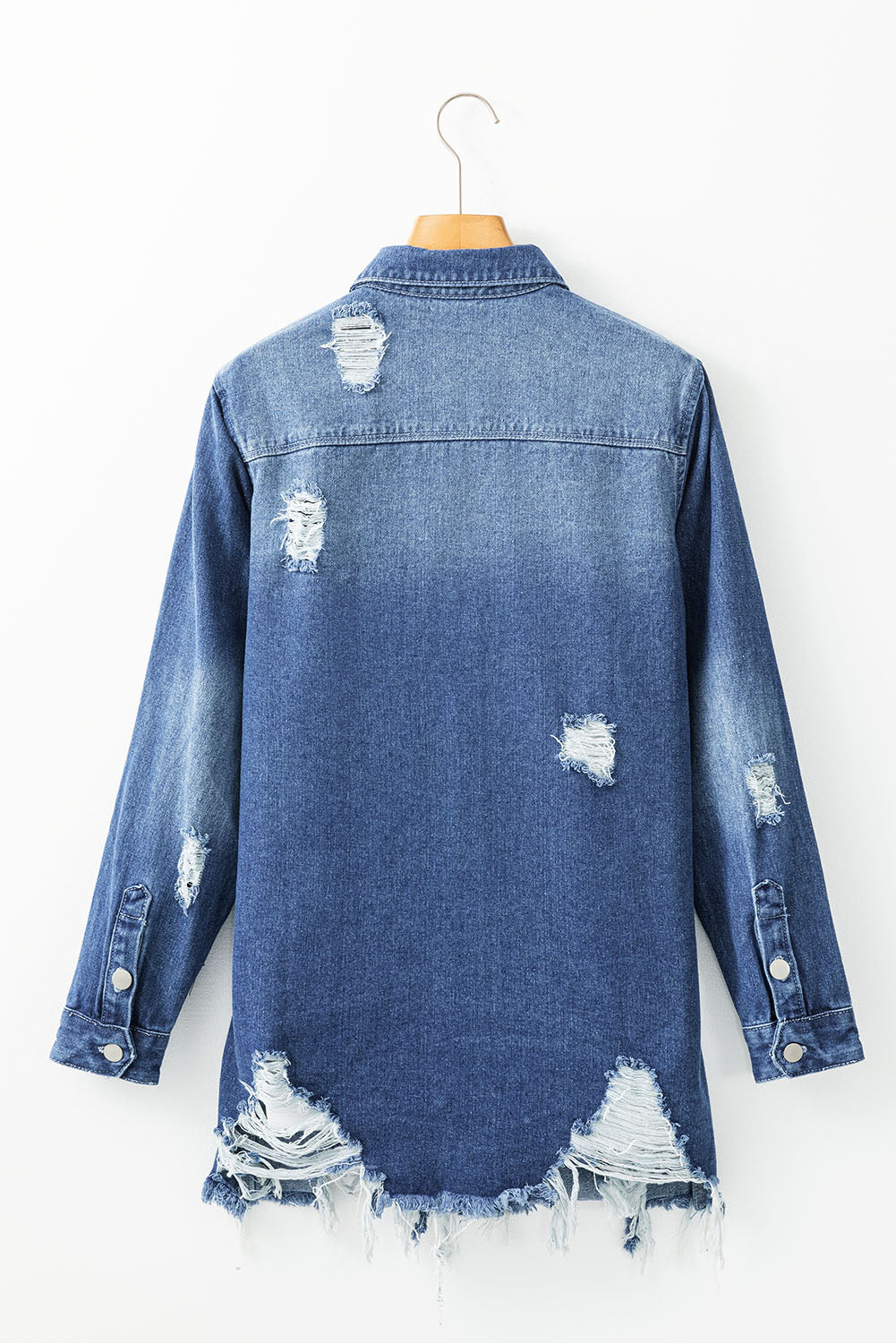 Himmelblaue Jeansjacke
