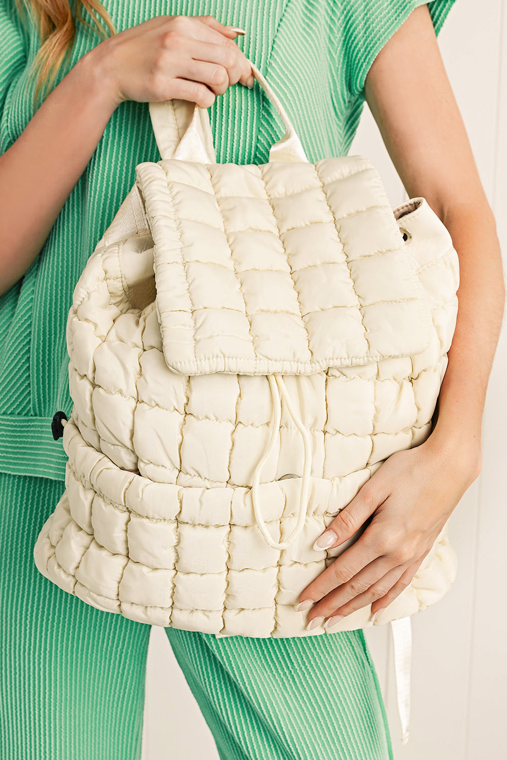 Gesteppter Puffer-Rucksack