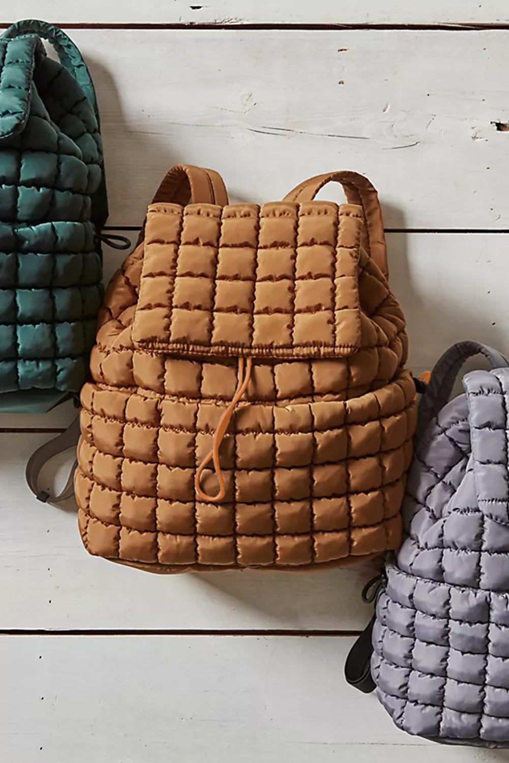 Gesteppter Puffer-Rucksack