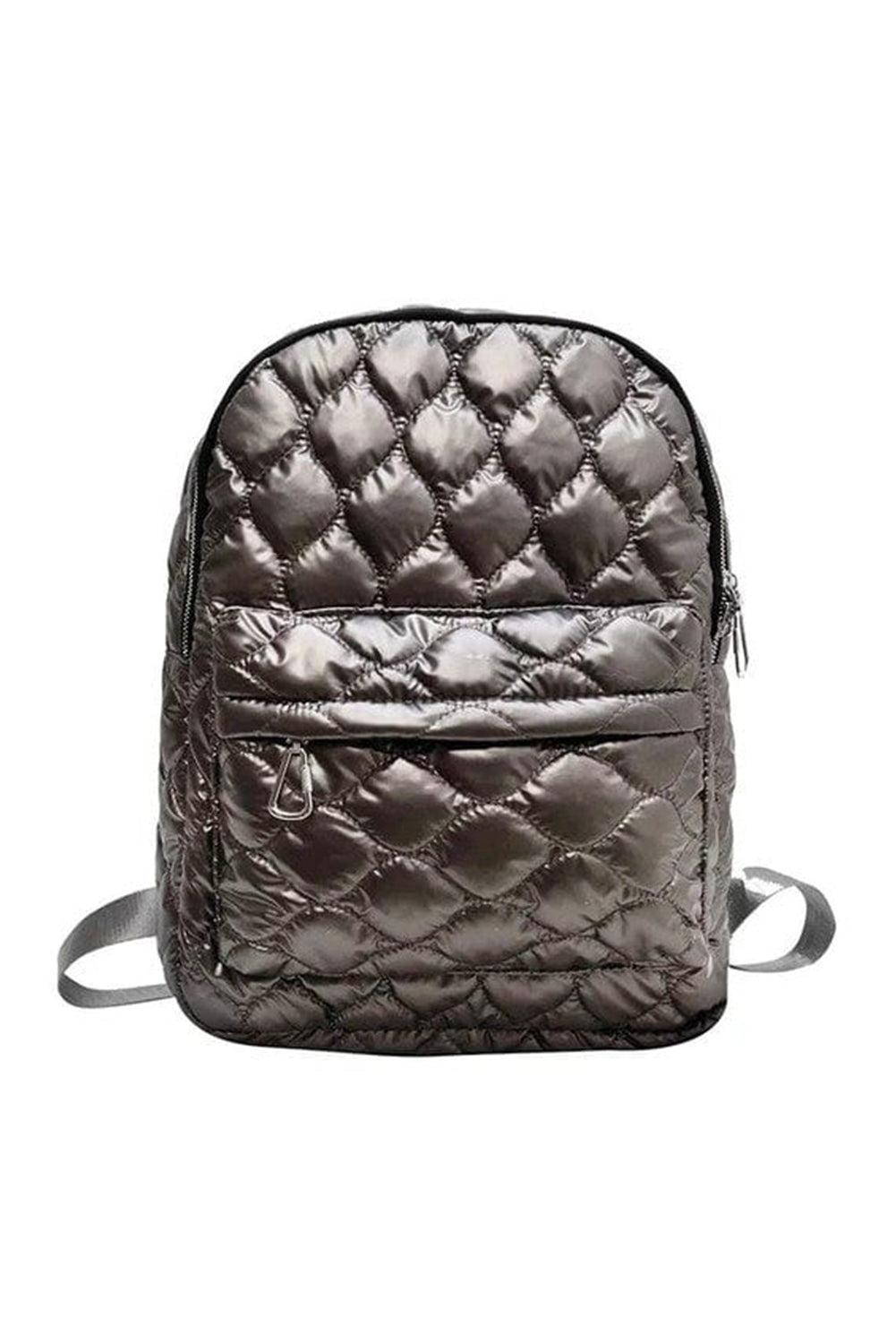 Schwarzer gesteppter Rucksack
